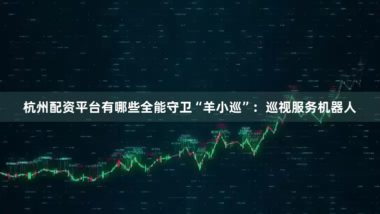 杭州配资平台有哪些全能守卫“羊小巡”：巡视服务机器人